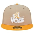 thumbnail image 2 of Men's New Era  Khaki Tennessee Volunteers Throwback Two-Tone 59FIFTY Fitted Hat, 2 of 5