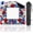 Color1, variant on 31.5" x 31.5" Mahjong Mat for Table Patriotic Floral Frame American Flags Red White Blue Decorations Non-Slip Noise-Reducing Game Mat for Mahjong Poker Dominoes Board Games