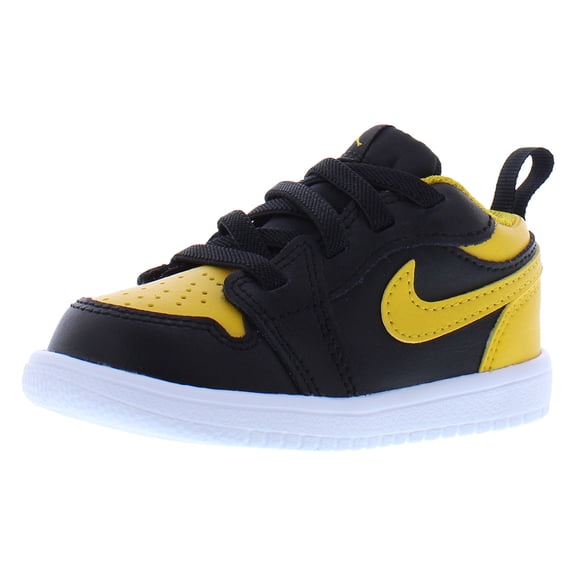 Nike Jordan 1 Low Alt Infant/Toddler Shoes Size 6, Color: Black/White/Yellow Ochre