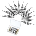 thumbnail image 1 of Arrows Spin Vanes, 50 Pack 1.8 Inch Plastic Arrow Fletching for DIY Shooting Silver, 1 of 5