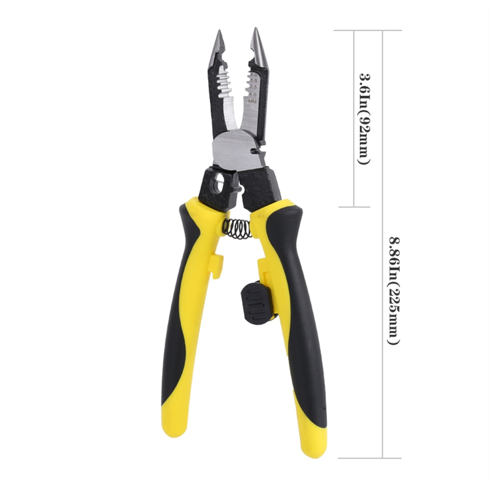 9 inch Multifunctional Electrician's Pliers muli-purpose professional with Wire Stripper/Crimper/Cutter Function Hand Tools ,Built to Last