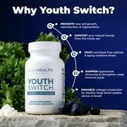 PUREHEALTH RESEARCH Youth Switch Formula, Longevity Supplement with Ashwagandha