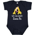 thumbnail image 3 of Inktastic Grammy Loves Me Giraffe Boys or Girls Baby Bodysuit, 3 of 5