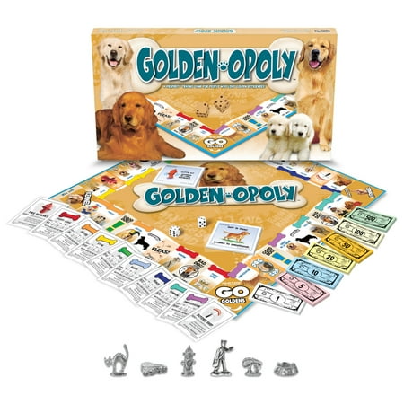 UPC: 0730799052118 | Late for the Sky Golden-Opoly Board Game Children 8+ Years
