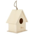 thumbnail image 3 of Kit De Casas Para Pájaros, Tablero Compuesto, Casa De Pájaros De Madera Duradera, Estilo Clásico De Cabaña De Madera, Hermoso Para Habitar Para Pájaros Salvajes Para Patio ANGGREK AC8746, 3 of 8