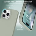 thumbnail image 4 of Funda para teléfono celular GUAGUA iPhone 13 Pro Max 6.7 pulgadas, gris y verde, 4 of 9