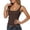 Coffee, variant on ’s Classic Solid Camisole Tank Top Layering Piece Casual Daily Wear Soft Stretchy Comfort Fit Fitted Cardigan Women S