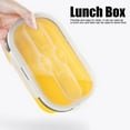 thumbnail image 4 of Caja Plegable Bento Box, Fiambrera De Gran Capacidad, Grado Alimenticio Para Acampar Al Aire Libre, Senderismo, Fácil De Llevar Para El Hogar Y La Oficina, 4 of 8