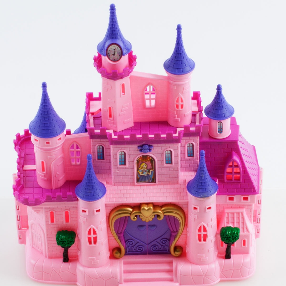 pink toy castle