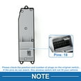 thumbnail image 4 of Interruptor de ventana eléctrica del lado del conductor delantero izquierdo de Unique Bargains para Toyota Prius 04-09 No.8482047020, 4 of 7