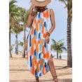 thumbnail image 4 of Vestido largo Zeagoo Sundresses para mujer 2025 sin mangas XXL, 4 of 6