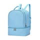thumbnail image 2 of Mochila térmica 2 en 1 para el colegio y viajes - resistente al agua, acolchada, compartimentos grandes - azul cielo, verde, rosa, 2 of 6