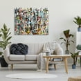 thumbnail image 2 of Stupell Industries Abstract Paint Splatter Composition Abstract Painting Gallery Wrapped Canvas Print Wall Art, 48 x 36, 2 of 7