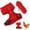 Red, variant on Riousery Adjustable Chicken Harness with Leash, Comfortable and Breathable Hen Pet Vest for Roosters and Hens, Premium Walking Gear, Size Small, Black Color (10 inches / 25.4 cm)