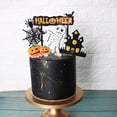 thumbnail image 1 of 1 set Halloween cake decor Halloween party Cake Topper insert sign, 1 of 4