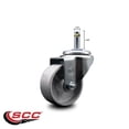 thumbnail image 2 of Semi Steel Swivel Grip Ring Stem Caster - 3" Wheel & 7/16" Stem, 2 of 2