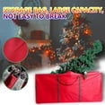 thumbnail image 2 of Christmas Tree Storage Bag – Extra Large Heavy-Duty Tear-Resistant Storage Container with Double Zipper, Reinforced Handles & Label Pocket, Fits 9ft Artificial Tree, 2 of 5