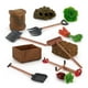 thumbnail image 4 of 13 piezas de herramientas de jardinería para niños, herramienta de , podadora de tenedor, de plástico, herramientas de plantación de, 4 of 9