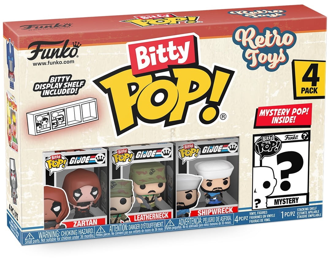 FUNKO Bitty POP!: Retro Toys - Transformers 4-Pack - Walmart.com
