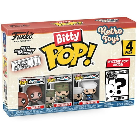 FUNKO Bitty POP!: Retro Toys - GI Joe 4-Pack
