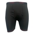 thumbnail image 3 of Hanes Men's 3 Pack Cool Comfort Long Leg Boxer Briefs Lightweight Breathable Mesh Comfort Flex Waistband, Black & Gray, 3 of 5