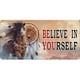 Croyez en Vous-Même Cheval Américain Natif Photo Assiette License – image 1 sur 2
