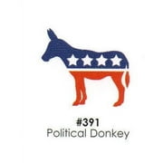 Political Donkey Cake Decoration Edible Frosting Photo Sheet