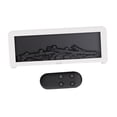 thumbnail image 3 of veasfak 3D Flame Fireplace Humidifier Essential Oil Diffuser for Desktop Living Room white, 3 of 7
