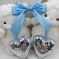 thumbnail image 4 of dajkiuy Disco Balls with Bow, Sparkle Disco Party Decor for Home, Wedding, Valentine's Gift, 4 of 7
