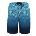 thumbnail image 1 of Traje de Baño Op Talla CH con Degradado y Palmeras Azul Rey, 1 of 4