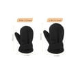 thumbnail image 2 of Warm Toddler Mittens Sherpa Lined Kids Winter Gloves Adjustable Infant Mittens for Girls and Boys Black & Black 12-24 months, 2 of 5