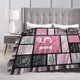 thumbnail image 4 of LHSHID Happy 15th Birthday Throw Blanket Soft Fuzzy Fleece Blanket For Couch Bed Living Room Decoration 40x50in, 4 of 6