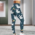 thumbnail image 4 of 2024 Femmes Décontracté Extensible Pâques Imprimé Leggings de Yoga Polyester Rehausse-Fesses pour Mise en Forme, 4 of 4