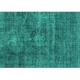 thumbnail image 1 of Ahgly Company Indoor Rectangle Abstract Turquoise Blue Modern Area Rugs, 8' x 10', 1 of 4