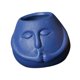 thumbnail image 3 of Maceta de cerámica pequeña decorativa con diseño de dibujos animados divertidos Azul, 3 of 8