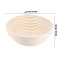 thumbnail image 4 of 22*8 cm Handmade Unbleached Natural Cane Proofing Basket Dough Bread Baking, 4 of 8
