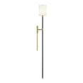 thumbnail image 6 of Trade Winds Paige 1-Light Wall Sconce in Black with Natural Brass Accents, 6 of 7