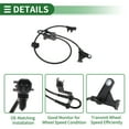 thumbnail image 4 of Unique Bargains ABS Wheel Speed Sensor ABS Sensor Anti-lock Braking System Sensor No.4683471AF for Dodge Caravan 2006-2007 1 Pc Front Left, 4 of 7
