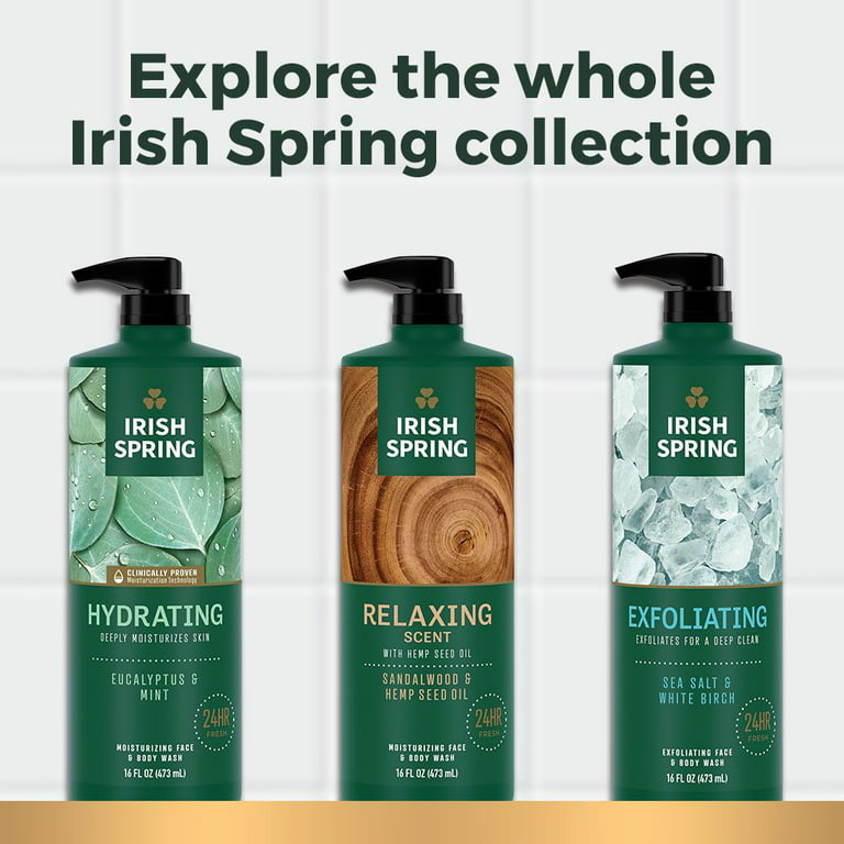 Irish Spring Signature for Men Hydrating Body/Face Soap 6 oz/Bar 1 Pack 3  Bars