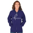 thumbnail image 3 of Keep Calm Funny EMT Humor Zip Up Hoodie Men's Women's Brisco Brands S, 3 of 6