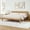 Maple-With Headboard, variant on FLEXISPOT Queen Japanese Joinery Bed Frame, Solid Rubberwood, 1200 lbs Heavy Duty Slats Support, FSC & SGS Certified, 10 Min No-Tool Setup, Under-Bed Storage, No Box Spring Needed, Noise-Free, Walnut