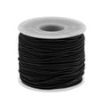 thumbnail image 2 of Estire de Alambre Del Cordón Elástico para Pulseras Collares Fabricación de Abalorios de Cadena Negro 0.8mm Perfecl, 2 of 6