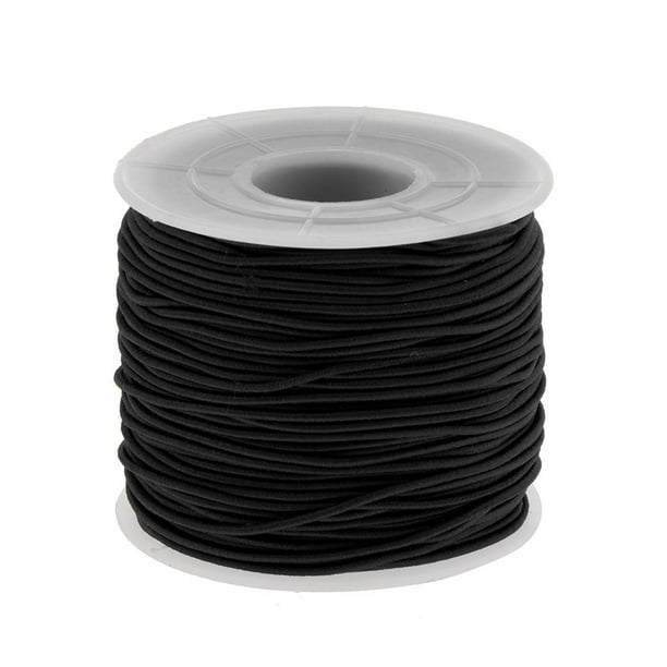 0.8mm Elastic Bracelet String Cord Clear Stretch Making Black 0.8