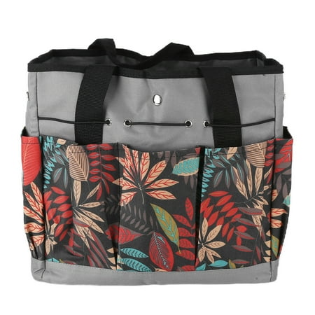 

2024 Garden Tote Bag 600D Oxford Cloth Multiple Pockets Lightweight and Durable Garden Tools Storage Pouch