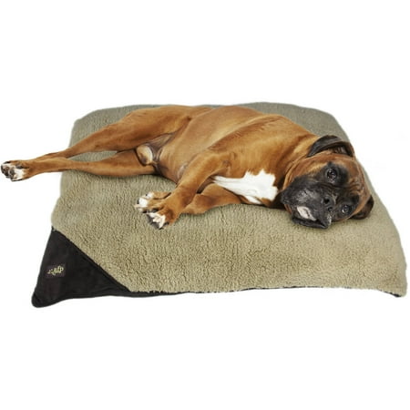 - AFP Lambswool Pillow Bed, Brown, Lg