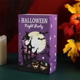 thumbnail image 3 of 10pcs New Party Supplies Pumpkin Ghost Snack Food Packing Gift Box Party Decoration Folding Trick or Treat Halloween Candy Box Cookie Bag 10PCS E, 3 of 8