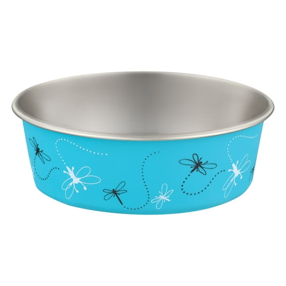 Loving Pets Bella Bowl Small Dragonfly, 1.0 CT