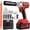 Red, variant on Cordless Impact Wrench, UNTIMATY 1/2 inch Brushless Impact Gun, Max Torque 320 Ft-lbs(430N.m) Impact Wrench with 21V Brushless Motor, with 3.0Ah Li-ion Battery & 7 Sockets