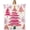 Colour104, variant on Kids Pink Merry Christmas Fleece Throw Blanket Throw 50"x60" Xmas Tree Gingerbread Man Plush Blanket for Boys Girls Candy Cane House Winter Sherpa Blanket Happy New Year Fuzzy Blanket