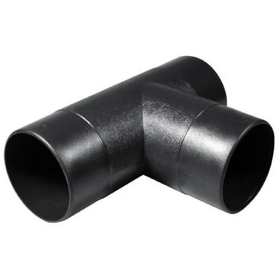 POWERTEC 4 Inch T-Fitting (Plastic) for Dust Collection Hose (70107)